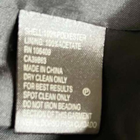 Ann Taylor straight trousers made of 100% silk lined with side zipper Size 2 - Picture 6 of 11